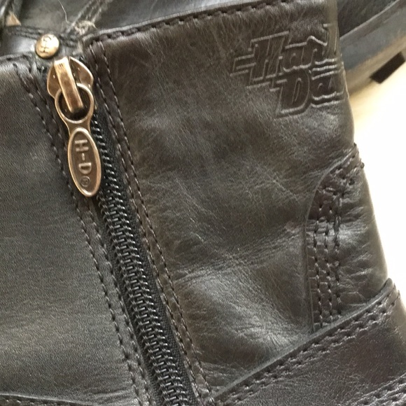 HARLEY DAVIDSON WOMEN BLACK BOOTS SIZE 9 - Picture 5 of 6